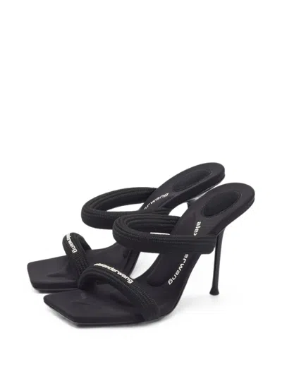 Pre-owned Alexander Wang Julie Sandals In Black