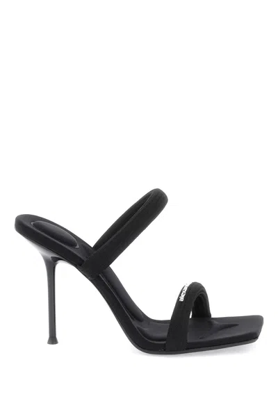 Alexander Wang Julie Sandals With Tubular Straps In Grey