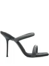 Alexander Wang Julie Square-toe Heeled Pumps In Gray