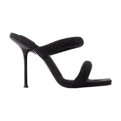 Alexander Wang Julie Tubular Sandal In Black