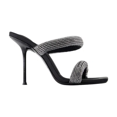 Alexander Wang Julie Tubular Sandals In Black