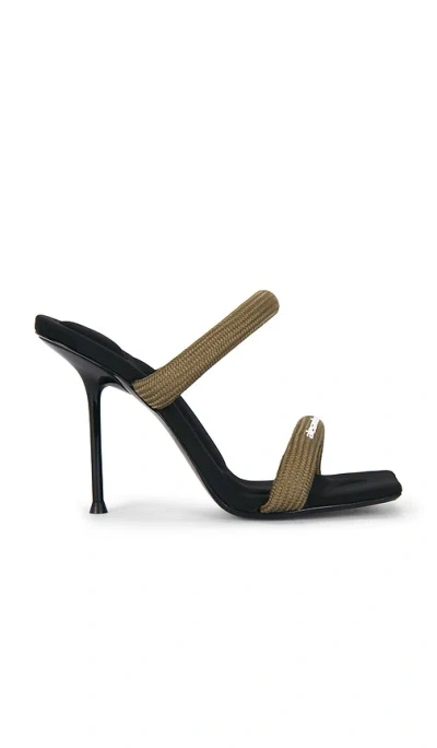 Alexander Wang Julie Tubular Webbing Sandal In Brown