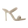 Alexander Wang Julie Tubular Webbing Sandals In Neutral