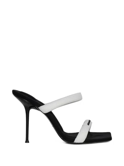 Alexander Wang Julie Webbing Sandals In White