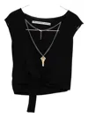 Alexander Wang Key-detail Top In Black