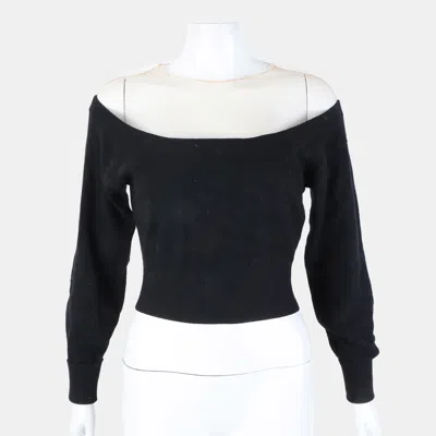 Pre-owned Alexander Wang King Black Cashmere/rayon/wool Knitwear Size Xs