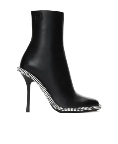 Alexander Wang Kira Ankle Boot In Leather In Black