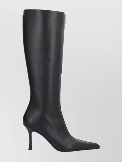 Alexander Wang Knee High Leather Stiletto Boots In Multi