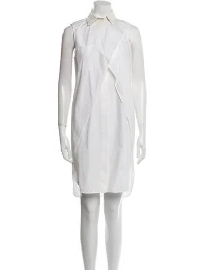 Pre-owned Alexander Wang Knee-length Dress In White