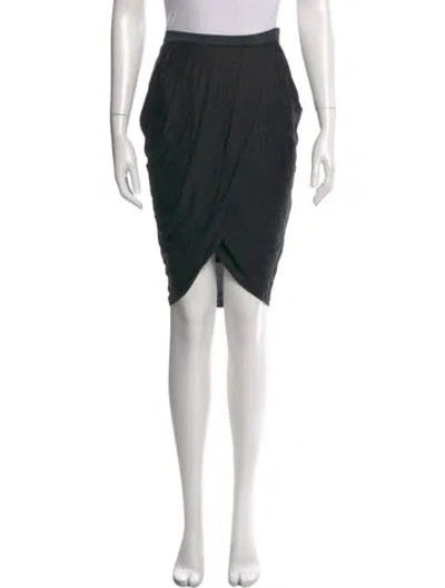 Pre-owned Alexander Wang Knee-length Skirt In Black