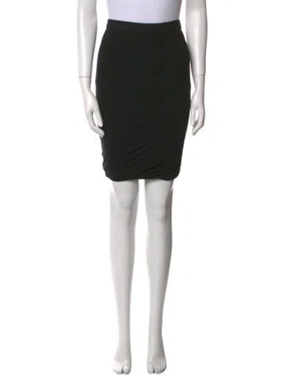 Pre-owned Alexander Wang Knee-length Skirt In Black