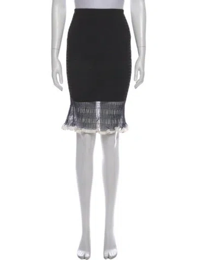 Pre-owned Alexander Wang Knee-length Skirt In Black