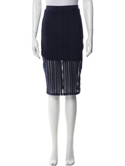 Pre-owned Alexander Wang Knee-length Skirt In Blue