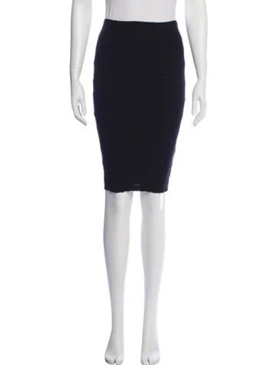 Pre-owned Alexander Wang Knee-length Skirt In Blue