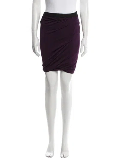 Pre-owned Alexander Wang Knee-length Skirt In Purple