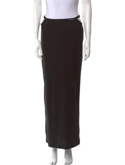 Pre-owned Alexander Wang Knee-length Skirt W/ Tags In Black