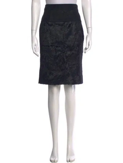 Pre-owned Alexander Wang Knee-length Skirt W/ Tags In Black