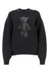 Alexander Wang Wool-blend Jumper In Charcoalmelange