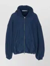 Alexander Wang Knitwear Hooded Long Sleeves In Blue