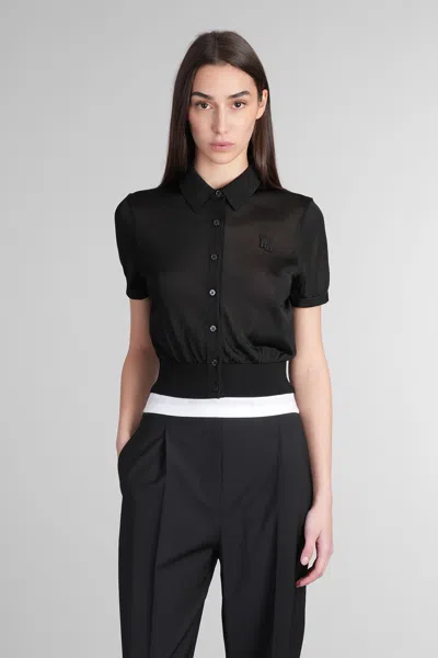 Alexander Wang Knitwear In Black Viscose