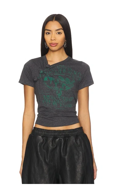 ALEXANDER WANG KNOTTED GRAPHIC T-SHIRT