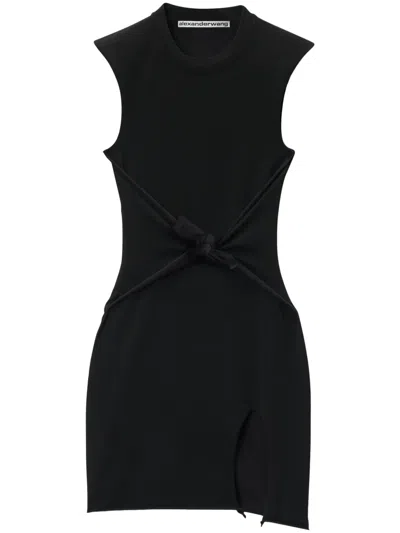 ALEXANDER WANG KNOTTED-WAIST MINI DRESS
