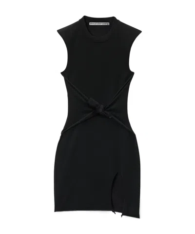 Alexander Wang Muscle Tank Mini Dress In Black