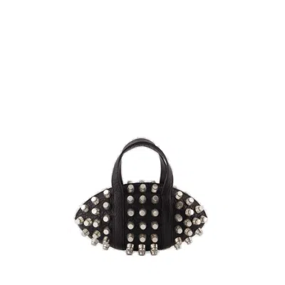 Alexander Wang Kong Trap Handbag In Black