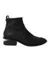 Alexander Wang Kori Cutout Ankle Boots In Black Leather In Black