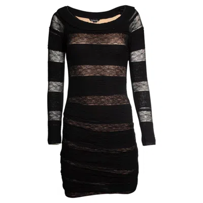 Pre-owned Alexander Wang , Lace Dress In Black