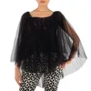 Alexander Wang Lace-embroidered Charmeuse Tunic Top
