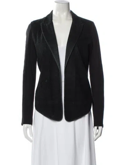 Pre-owned Alexander Wang Lambskin Blazer In Black