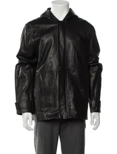 Pre-owned Alexander Wang Lambskin Jacket In Black
