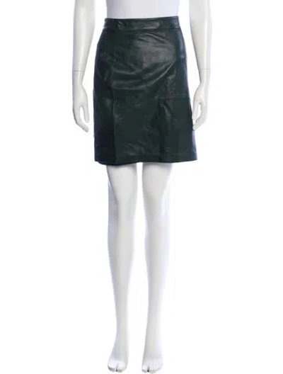 Pre-owned Alexander Wang Lambskin Mini Skirt In Multi