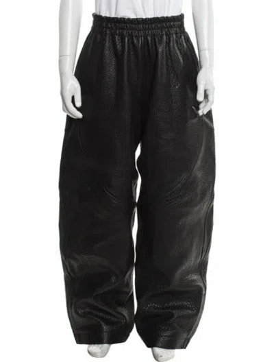 Pre-owned Alexander Wang Lambskin Pants In Black