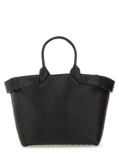 ALEXANDER WANG ALEXANDER WANG LARGE BLACK LEATHER TOTE BAG
