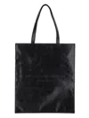 Alexander Wang Large Black Tote Bag With Structured Silhouette In Black