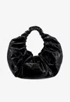 Alexander Wang Large Crescent Cracked Leather Hobo Bag