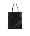 Alexander Wang Small Pinch Leather Tote Bag In Black