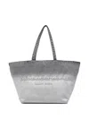 Alexander Wang Large Punch Embossed Tote Bag In Gray