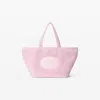 Alexander Wang Punch Tote Bag In Terrycloth In Light Pink