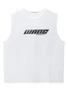 Alexander Wang Laser-cut Vest In White