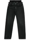 Alexander Wang Layered Jeans In Grey