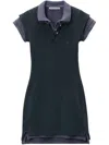 Alexander Wang Layered Mini Dress In 蓝色