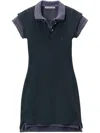 Alexander Wang Layered Mini Dress In Blue