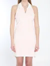 Alexander Wang Layered Polo-style Mini Dress In Pink