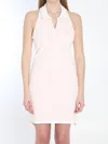 Alexander Wang Layered Polo-style Mini Dress In Pink