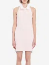 Alexander Wang Layered Polo-style Mini Dress In Pink
