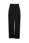Alexander Wang Pleated Pants W/ Boxers In Black