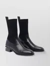 Alexander Wang Leather Ankle Boots Block Heel